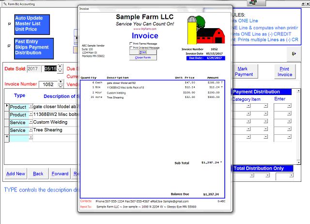 Farm Biz Farm and Ranch Agricultural Software Ultra Farm Accounting